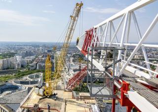 Grúas torre con rotación superior Liebherr 200 DR 5/10 Litronic