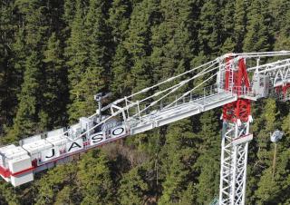 Grúas torre con rotación superior Jaso J800.48