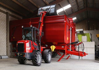 Mini cargador frontal Schäffer 3650 T 