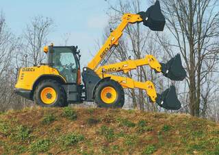Mini cargador frontal Dieci Agri Pivot T60