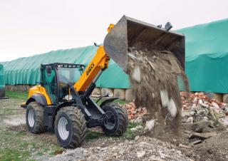 Mini cargador frontal Dieci Agri Pivot T70