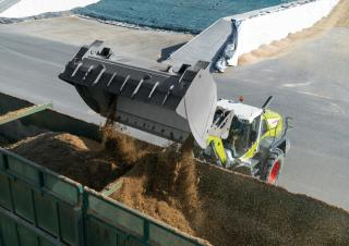 Mini cargador frontal Claas Torion 1410