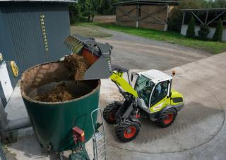Mini cargador frontal Claas Torion 535
