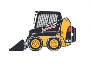 Minicargadoras Volvo MC70