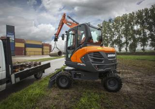 Excavadoras hidráulicas  de ruedas Doosan DX57W