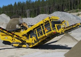 Platas cribadoras móviels Keestrack Explorer 1800