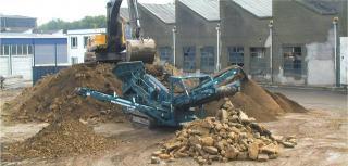 Platas cribadoras móviels Powerscreen Warrior 1400