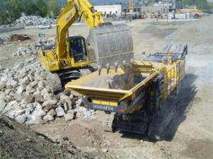 Plantas de reciclaje de escombros Komatsu BR380JG