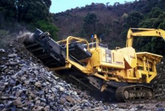 Plantas de reciclaje de escombros Komatsu BR580JG-1