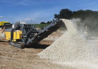 Plantas de reciclaje de escombros Rubble Master RM V550GO!