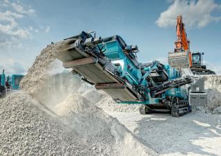 Plantas de reciclaje de escombros Powerscreen Trakpactor 260SR
