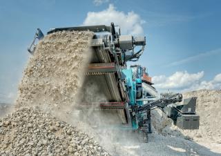 Plantas de reciclaje de escombros Powerscreen Trakpactor 260SR