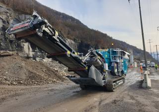 Plantas de reciclaje de escombros Powerscreen Trakpactor 290SR
