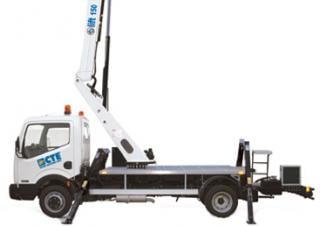 Plataformas telescópicas Plataformas telescópicas sobre camión CTE B-Lift 150 Pro
