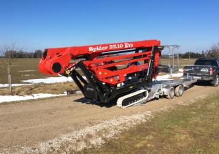 Plataformas elevadoras articuladas Plataformas articuladas de orugas Platform Basket SPIDER 22.10 EVO