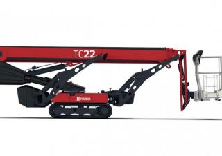 Plataformas elevadoras articuladas Plataformas articuladas de orugas Hinowa TeleCrawler 22N