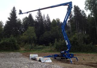 Plataformas elevadoras articuladas Plataformas articuladas de orugas CTE Traccess 230 Winch