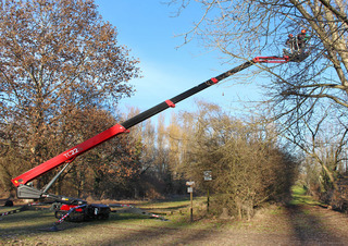 Plataformas elevadoras articuladas Plataformas articuladas de orugas Hinowa TeleCrawler 22S