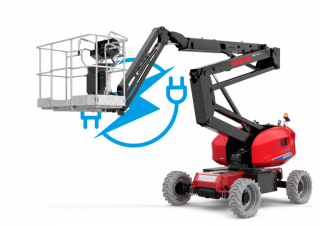 Plataformas elevadoras articuladas Plataformas articuladas de ruedas Manitou 160 ATJ E