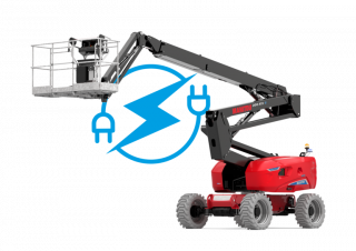 Plataformas elevadoras articuladas Plataformas articuladas de ruedas Manitou 200 ATJ e CR