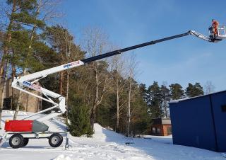 Plataformas elevadoras articuladas Plataformas articuladas de ruedas Dino Lift Dino 280RXT