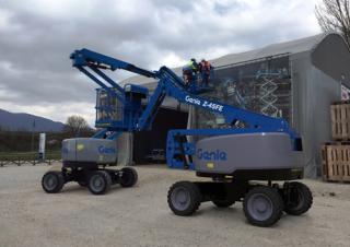 Plataformas elevadoras articuladas Plataformas articuladas de ruedas Genie Z-45 DC