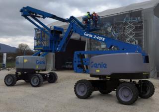Plataformas elevadoras articuladas Plataformas articuladas de ruedas Genie Z-45 FE