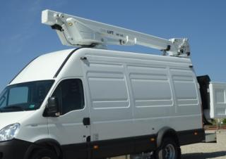 Plataformas elevadoras articuladas Plataformas elevadoras articuladas sobre camión Danilift PD160V 