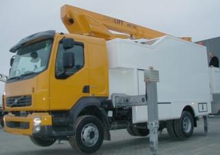 Plataformas elevadoras articuladas Plataformas elevadoras articuladas sobre camión Danilift PD180V