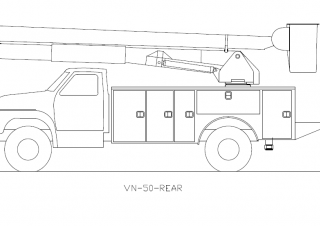 Plataformas elevadoras articuladas Plataformas elevadoras articuladas remolcables Versalift VN-50-REAR 