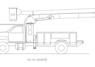 Plataformas elevadoras articuladas Plataformas elevadoras articuladas remolcables Versalift VN-50-REV 