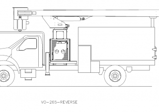 Plataformas elevadoras articuladas Plataformas elevadoras articuladas remolcables Versalift VO-265-REV