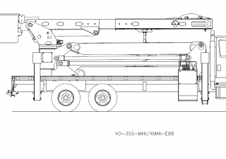 Plataformas elevadoras articuladas Plataformas elevadoras articuladas remolcables Versalift VO-355XMHI-E88
