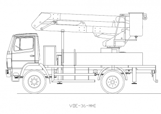 Plataformas elevadoras articuladas Plataformas elevadoras articuladas remolcables Versalift VOE-36-MHI 