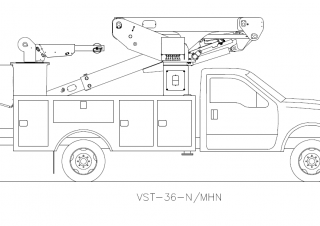 Plataformas elevadoras articuladas Plataformas elevadoras articuladas remolcables Versalift VST-36-MHN