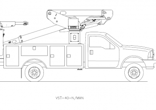 Plataformas elevadoras articuladas Plataformas elevadoras articuladas remolcables Versalift VST-40-N
