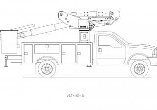Plataformas elevadoras articuladas Plataformas elevadoras articuladas remolcables Versalift VST-40-SI