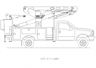 Plataformas elevadoras articuladas Plataformas elevadoras articuladas remolcables Versalift VST-47-I