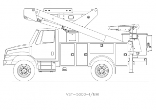 Plataformas elevadoras articuladas Plataformas elevadoras articuladas remolcables Versalift VST-5000-MHI