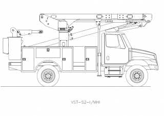 Plataformas elevadoras articuladas Plataformas elevadoras articuladas remolcables Versalift VST-52-SI