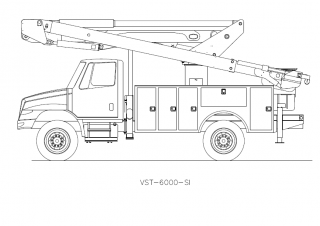 Plataformas elevadoras articuladas Plataformas elevadoras articuladas remolcables Versalift VST-6000-SI