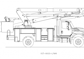Plataformas elevadoras articuladas Plataformas elevadoras articuladas remolcables Versalift VST-6600-I
