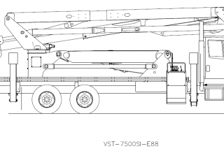 Plataformas elevadoras articuladas Plataformas elevadoras articuladas remolcables Versalift VST-7500SI-E88 ELEVATOR