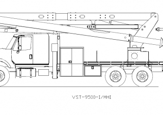 Plataformas elevadoras articuladas Plataformas elevadoras articuladas remolcables Versalift VST-9500-I
