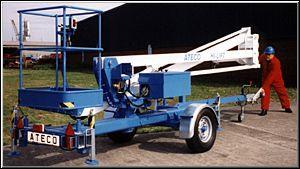 Plataformas elevadoras articuladas Plataformas elevadoras articuladas sobre camión Ateco HL 12 hydr.