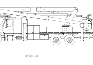 Plataformas elevadoras articuladas Plataformas elevadoras articuladas remolcables Versalift VST-8500-I