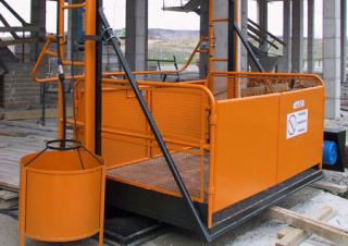 Plataformas elevadoras de mástil Elevadores Alher T-1000