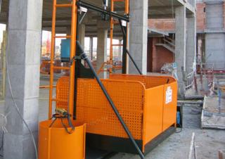 Plataformas elevadoras de mástil Elevadores Alher T-1000