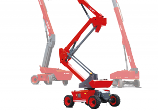 Plataformas telescópicas Plataformas telescópicas de ruedas MAGNI HTB36RT
