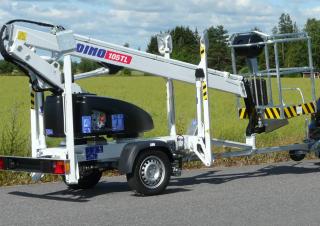 Plataformas telescópicas Plataformas telescópicas remolcables Dino Lift Dino 105TL 